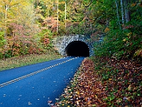 Tunnel on the Blue Ridge Parkway (NC)  Tunnel on the Blue Ridge Parkway (NC) : autumn fall nc blue ridge tunnel