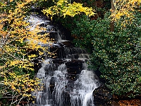 Autumn Waterfall  Autumn Waterfall : autumn fall nc waterfall blue ridge