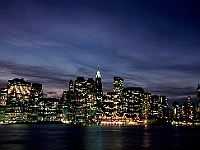 New York Skyline at  New York Skyline at Dusk : ny skyline