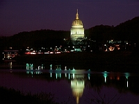 State Capitol at Night  State Capitol at Night : WV capitol night