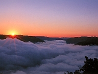 Grandview Overlook  Grandview Overlook : wv grandview fog morning sunrise park