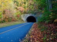 Tunnel on the Blue Ridge Parkway (NC)  Tunnel on the Blue Ridge Parkway (NC) : autumn fall nc blue ridge tunnel