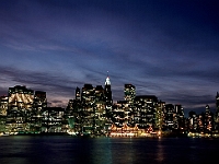 New York Skyline at  New York Skyline at Dusk : ny skyline