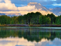 Sunrise Over Mount Moran, Grand Teton NP  Sunrise Over Mount Moran, Grand Teton NP : grand teton national park autumn mountain moran